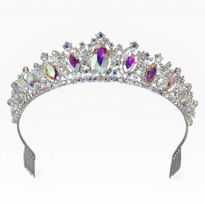 Crystal Tiara Crown HT0822 (2PC)