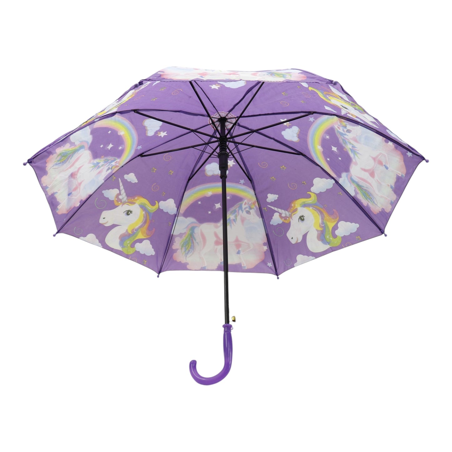 Kids Unicorn Print Plastic Auto Open Fold Umbrella UM3623 (12pc)