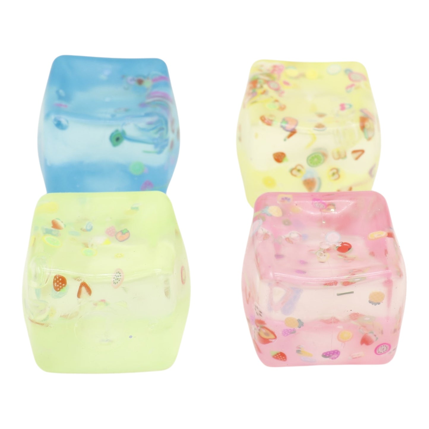Colorful Cube Squishy Toy SQ6509-1 (12PC)