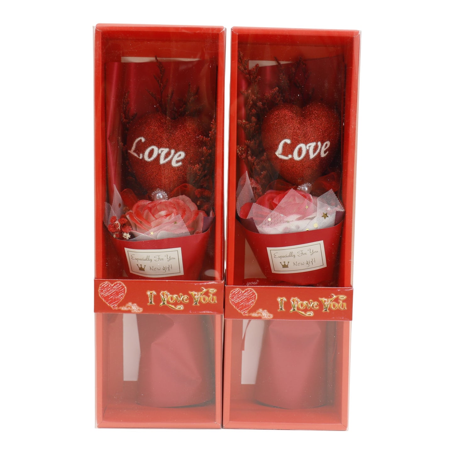 Rose With Heart Artificial Bouquet Gift  VT5111-3 (1 PACK )
