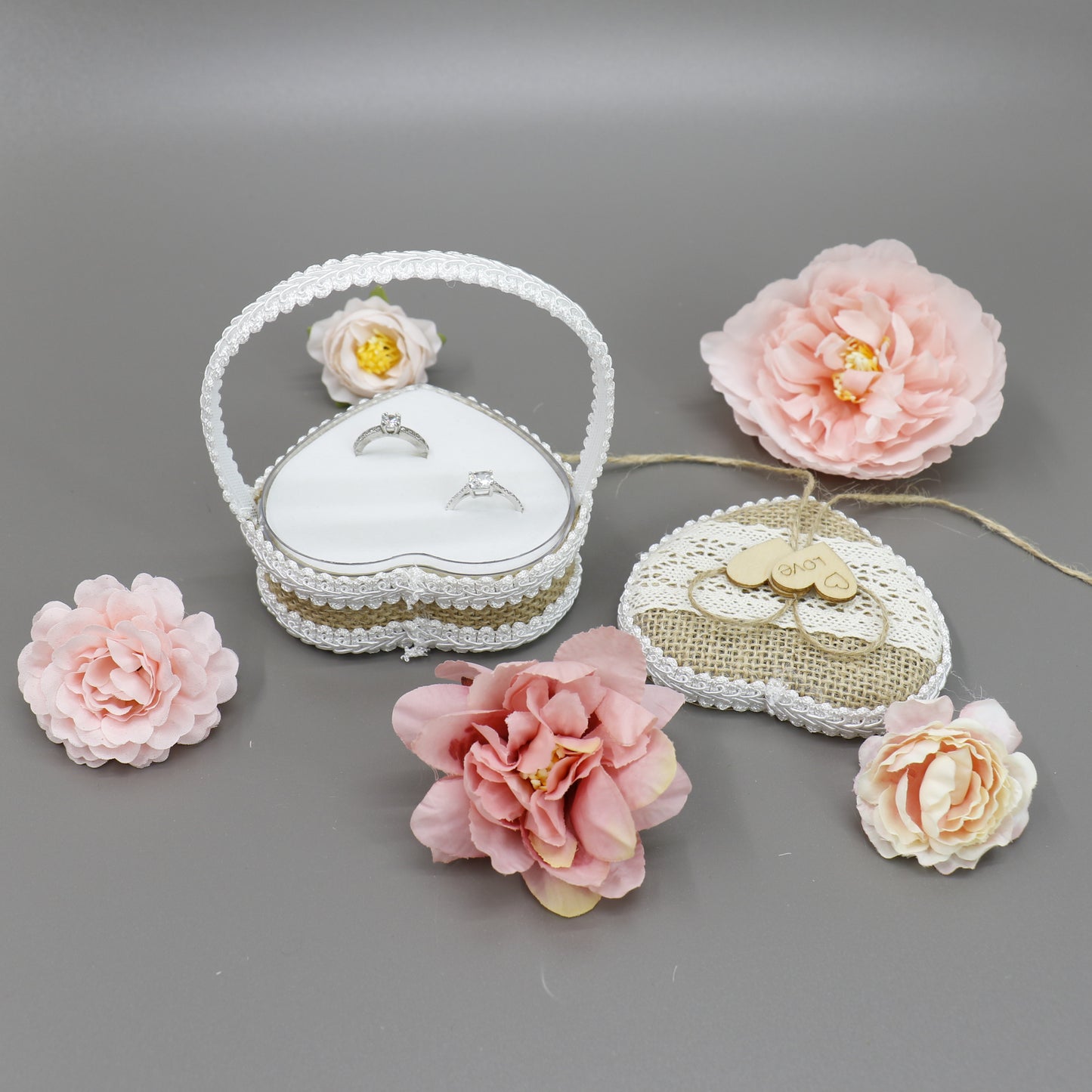 Wedding Ring Case WP1013. (2PC)