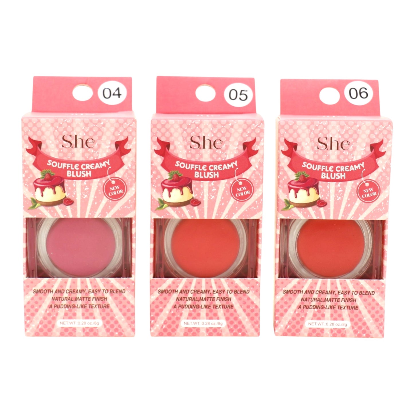 S. he Cotton Candy Blush CB1055 (24PC)