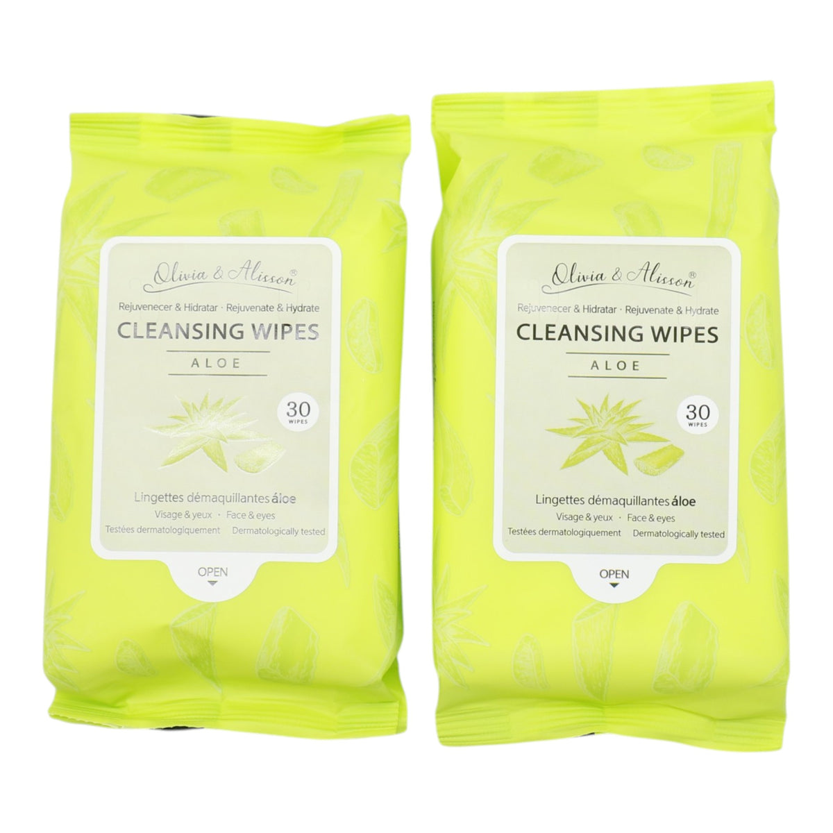 Aloe Cleansing Makeup Remover Wipes MIT004 (6PK)