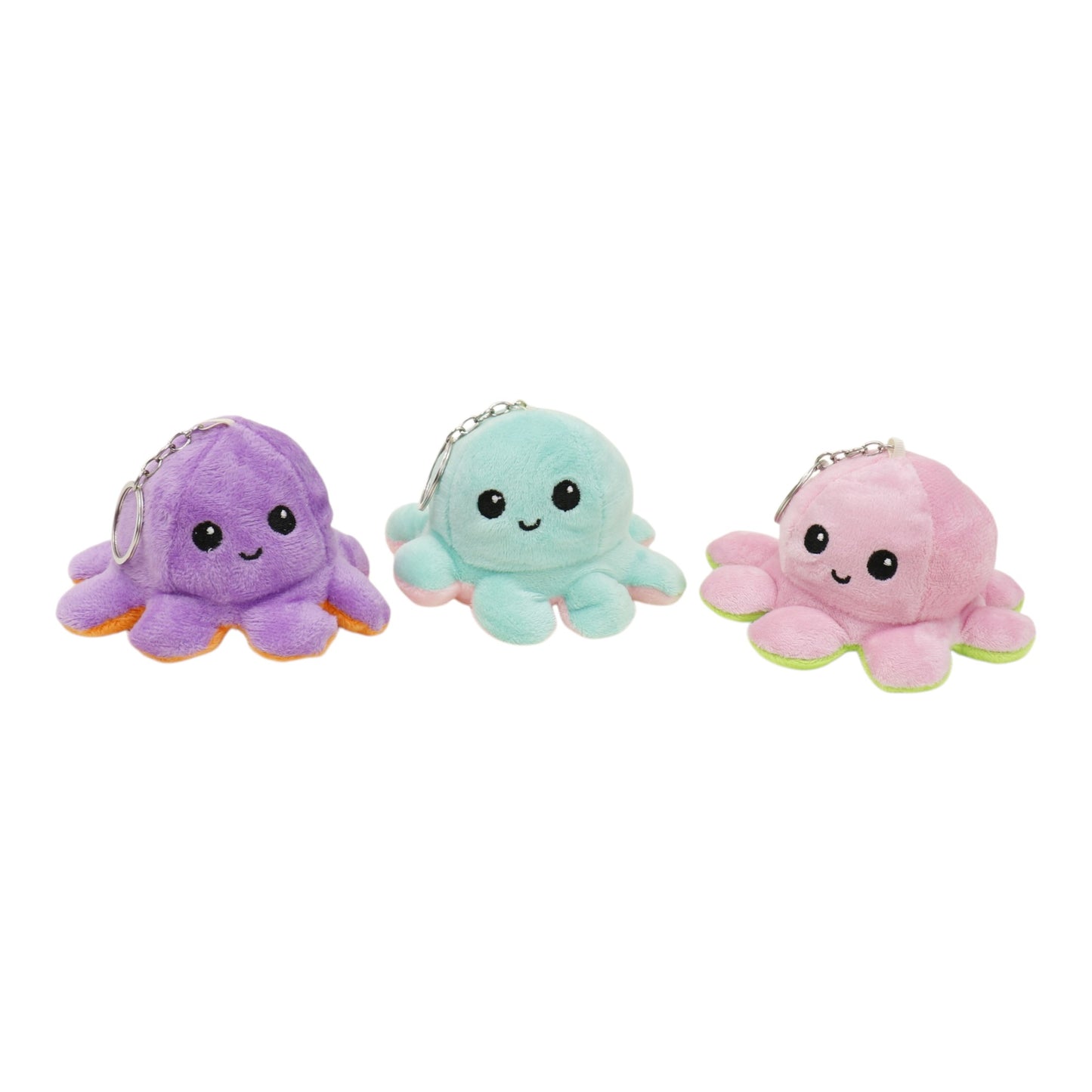 Reversible Octopus Plushie Key Chain KC1225-1. (12PC)