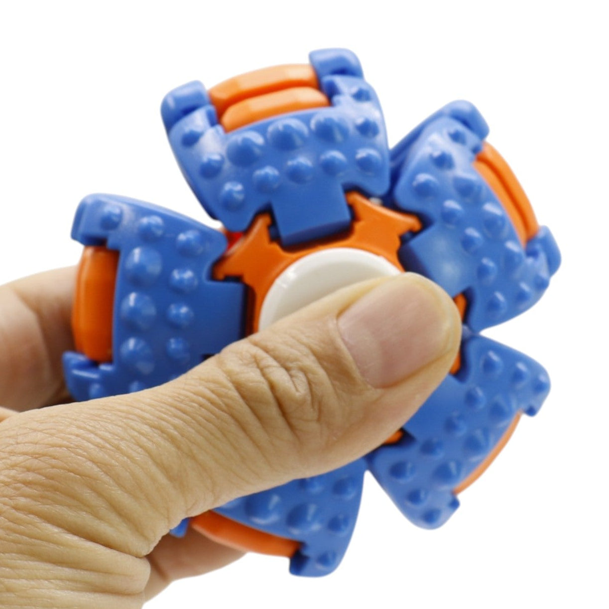 Press to Spin Fidget Spinner HelixCore Rotating Stress Ball Fidget Toy JT6723-3 (12PC)