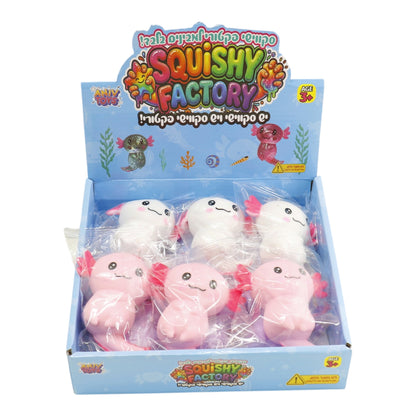 Axolotl Crunchy Inside TPR Squishy Toy SS6901-28 (12PC)