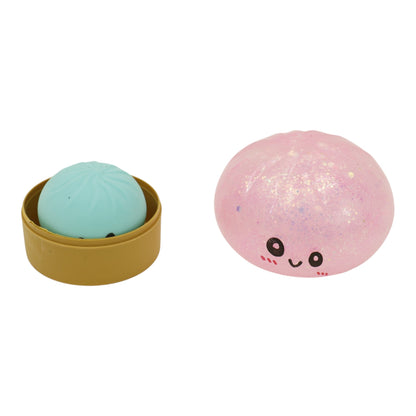 Mini Flour Squishy Dumpling With Steamer SQ6606-7! (24PC)