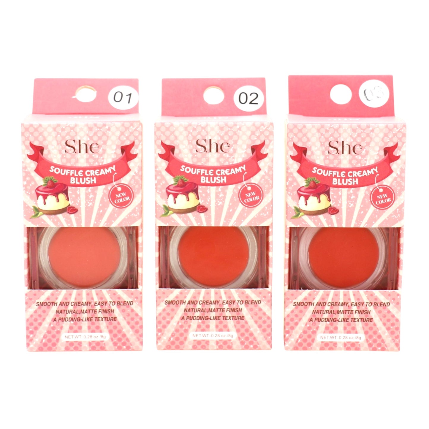 S. he Cotton Candy Blush CB1055 (24PC)