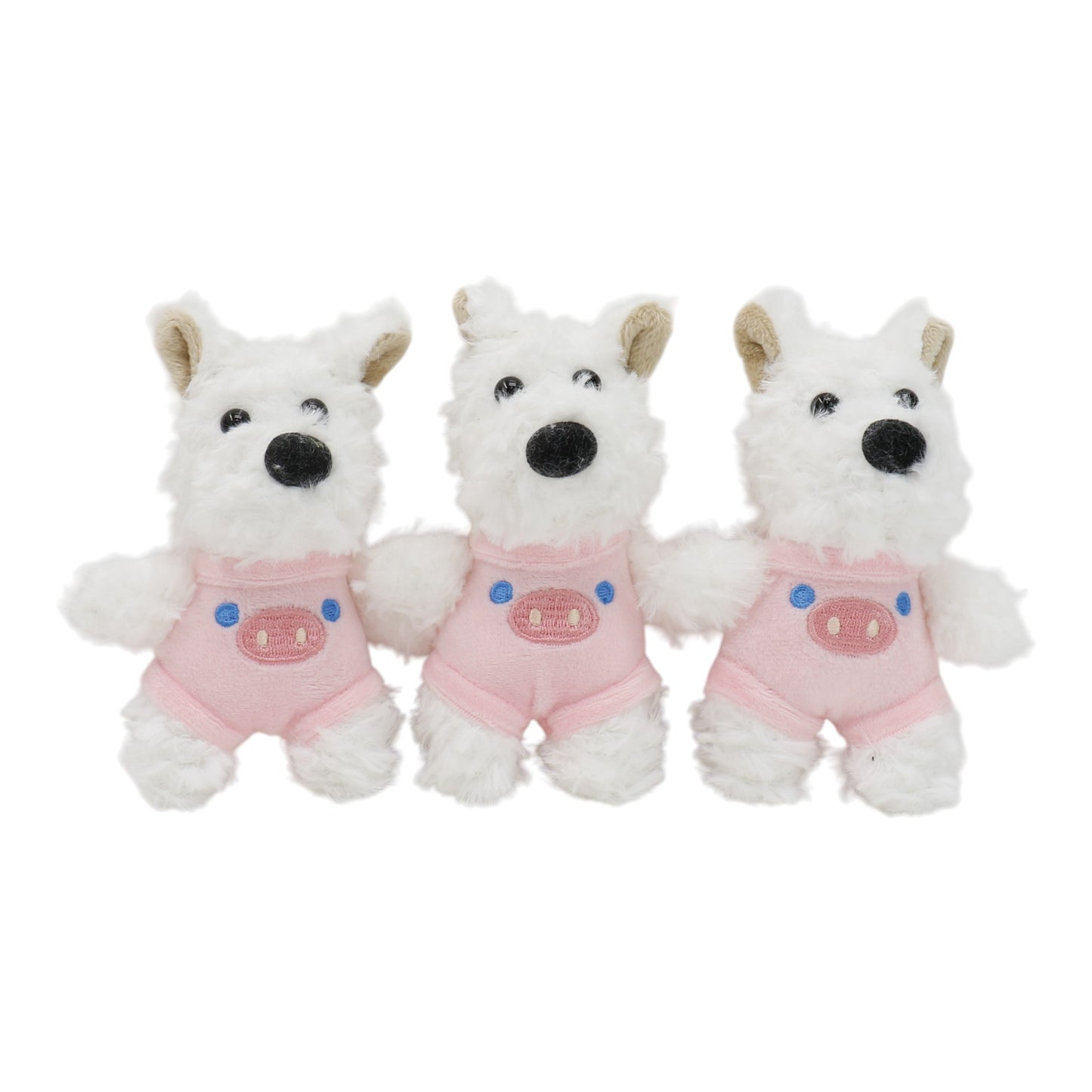 Puppy With Animal Pants Plush Key Chain SS41014-31. (12PC)
