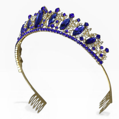 Crystal Tiara Crown HT0822 (2PC)