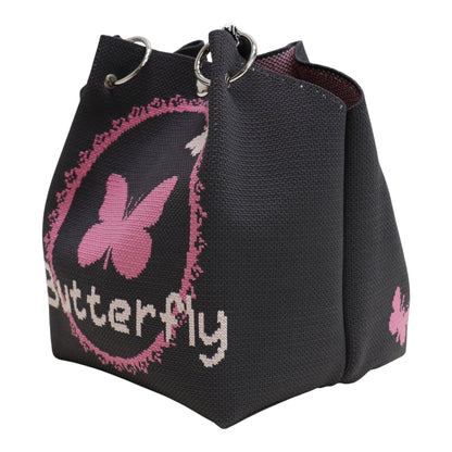 Butterfly Pattern Knitted Tote Bag SS51116-39 (3PC)