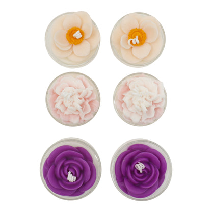 Flower Shape Scented Candle SS41106-23 (12PC)