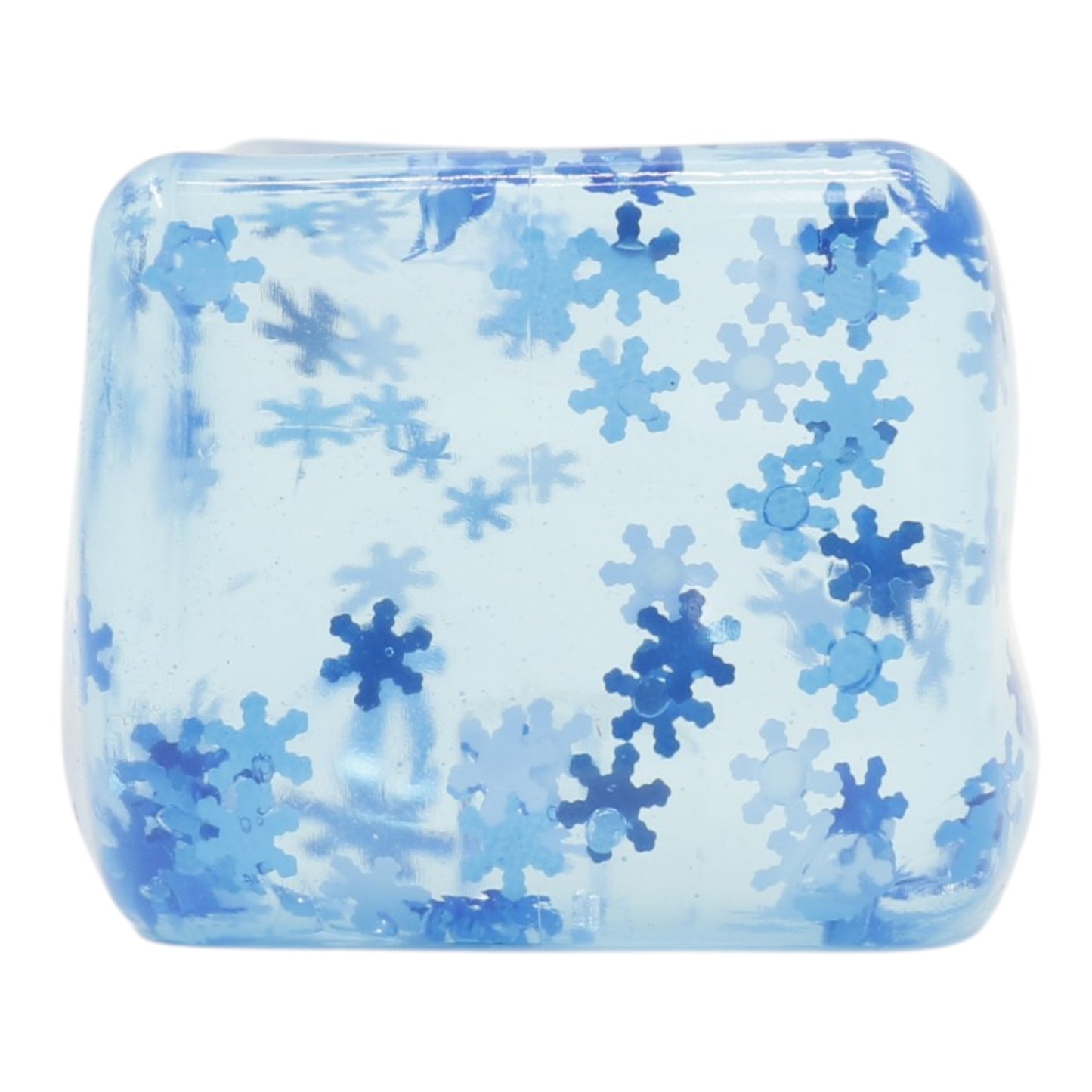 Blue Snow Flower Cube Maltose Putty Filled Squishy TY6422-20 (12PC)