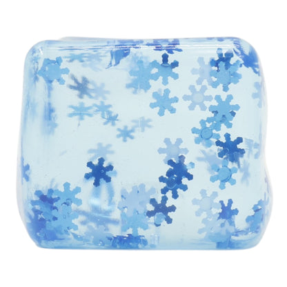 Blue Snow Flower Cube Maltose Putty Filled Squishy TY6422-20 (12PC)
