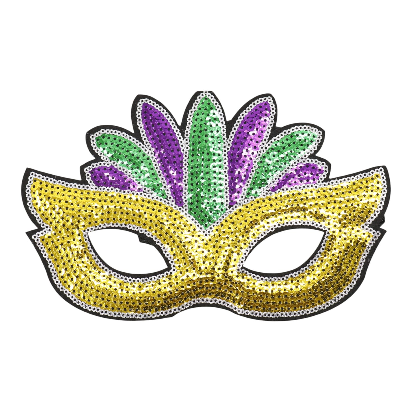 Mardi Gras Party and Carnival Sequin Mask SS51109-11 (12PC)