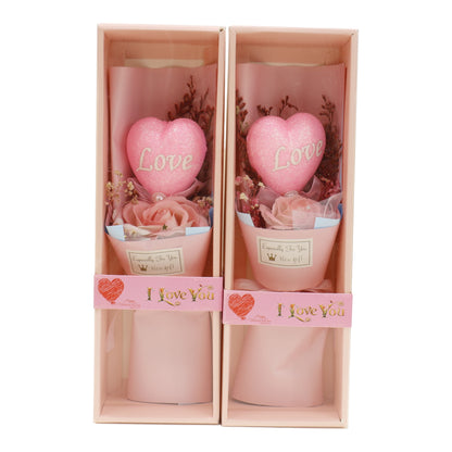 Rose With Heart Artificial Bouquet Gift  VT5111-3 (1 PACK )