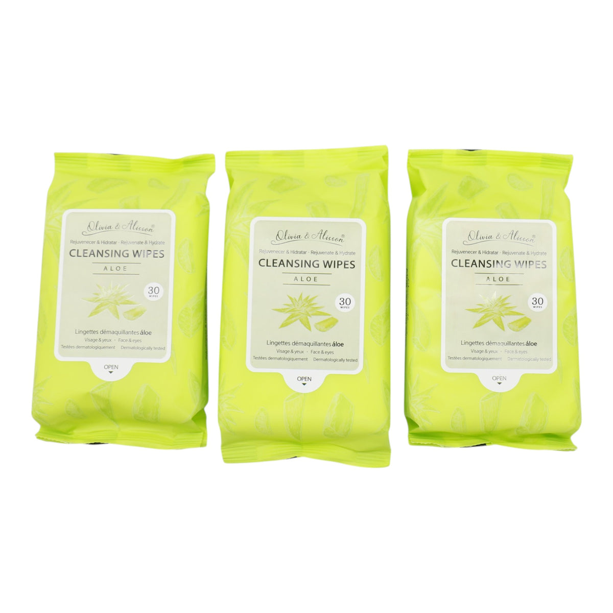 Aloe Cleansing Makeup Remover Wipes MIT004 (6PK)
