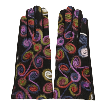 Women's Embroidery Texting Gloves GL6830-3 (12PAIR)