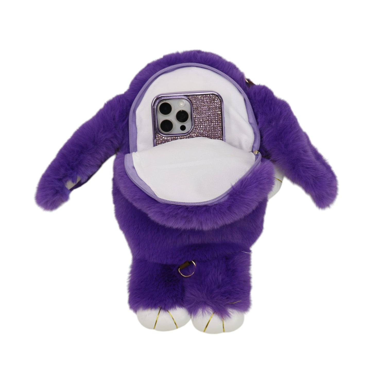 Pom Pom Bunny Crossbody Bag BG922 (3pc)