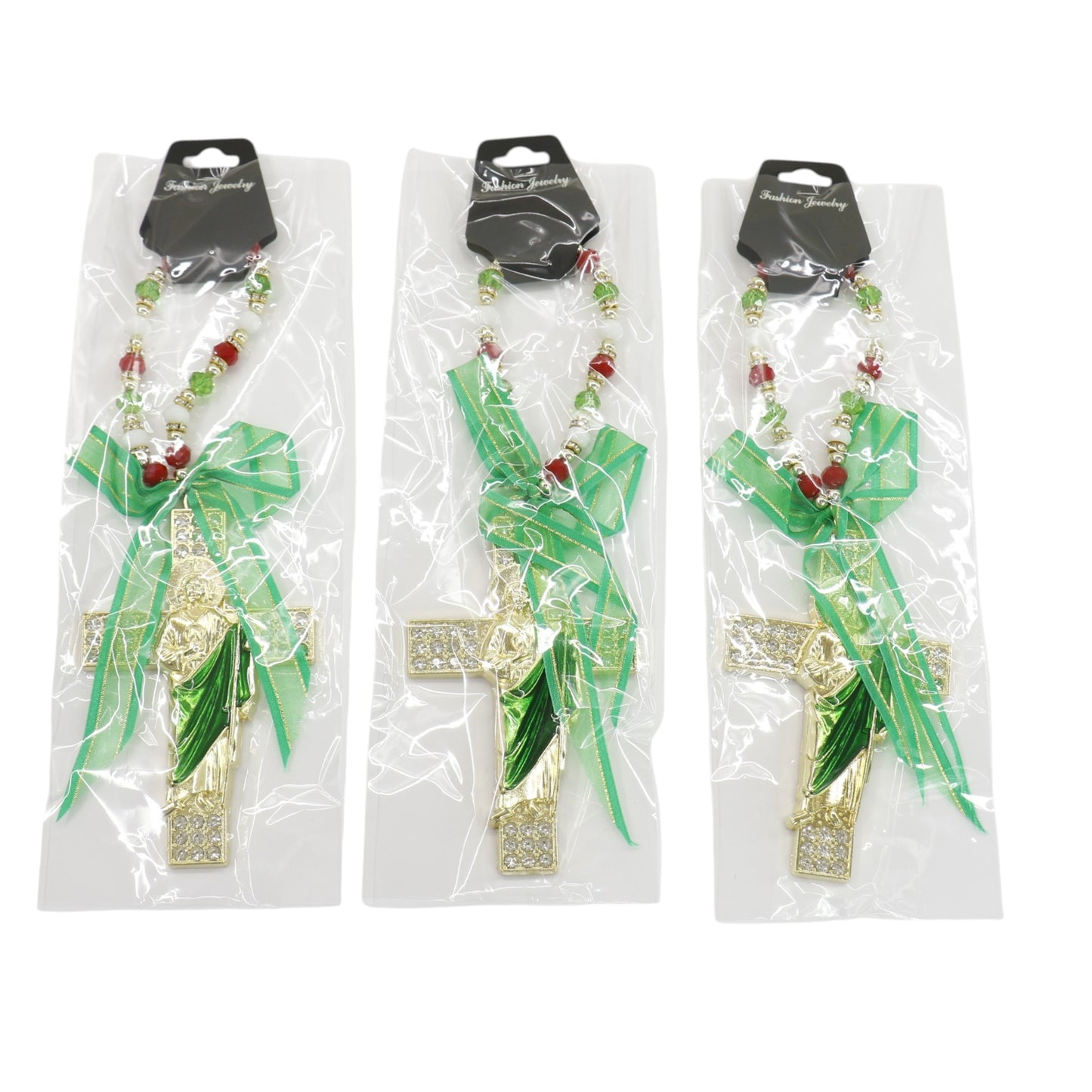 Cross Car Rear Mirror Hang Accessory CH223GR (12PC)