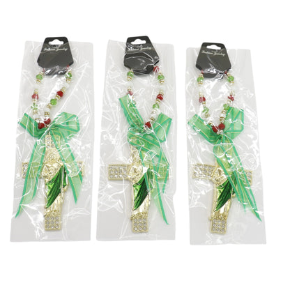 Cross Car Rear Mirror Hang Accessory CH223GR (12PC)