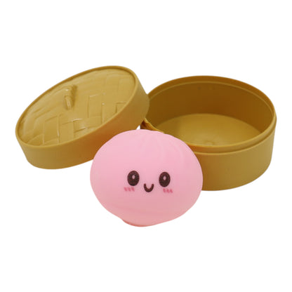 Mini Flour Squishy Dumpling With Steamer SQ6606-7! (24PC)