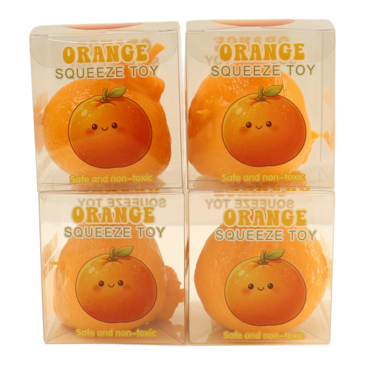 Orange Squeeze Crunchy Inside TPR Squishy Toy TR6831-9 (12PC)