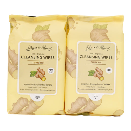 Tumeric Cleansing Makeup Remover Wipes MT010 (6PK)