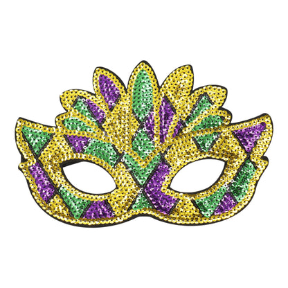 Mardi Gras Party and Carnival Sequin Mask SS51109-11 (12PC)