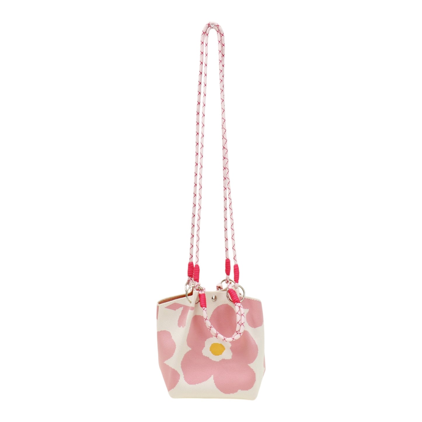 Flower Pattern Women's Knitted Bucket Bag JB6316-9 (3PC)