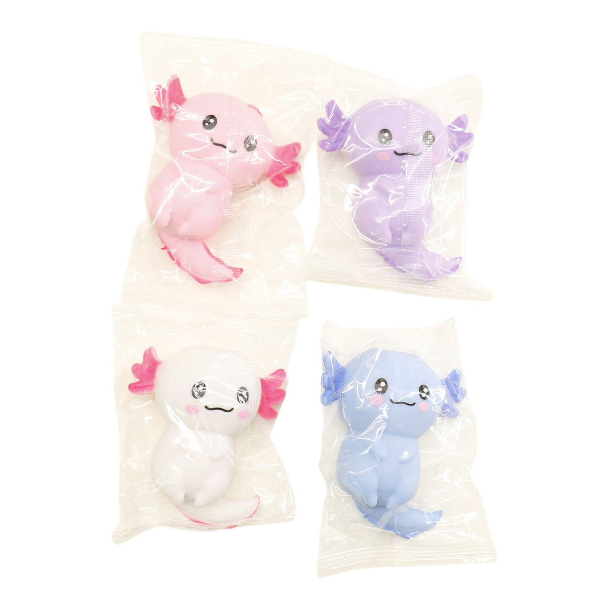 Axolotl Crunchy Inside TPR Squishy Toy SS6901-28 (12PC)