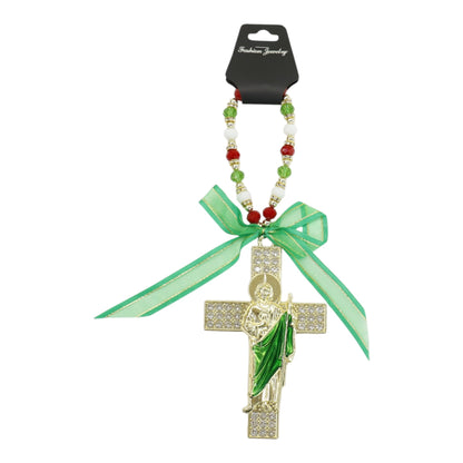 Cross Car Rear Mirror Hang Accessory CH223GR (12PC)