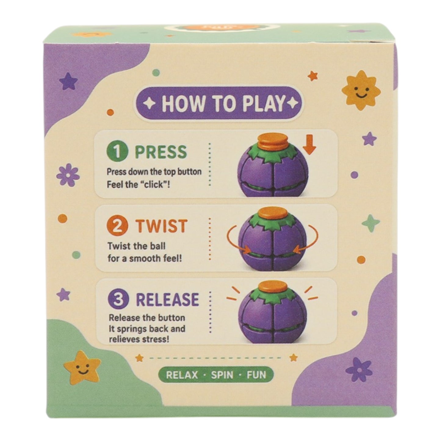 3D Printing Fingertip Rotating Ball SS6711-5 (12PC)