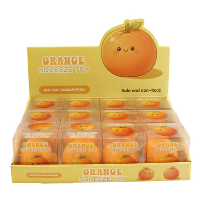 Orange Squeeze Crunchy Inside TPR Squishy Toy TR6831-9 (12PC)