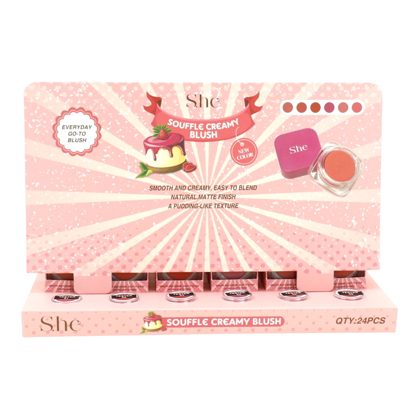 S. he Cotton Candy Blush CB1055 (24PC)