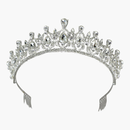 Crystal Tiara Crown HT0939 (2PC)