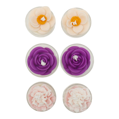 Flower Shape Scented Candle SS41106-23 (12PC)