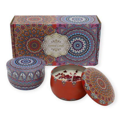 Bohemia 2pcs Fragrance Scented Candle SS51113-13 (3Pack)