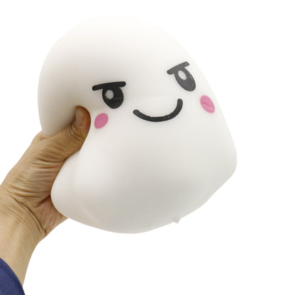Jumbo 6 Inch Halloween Ghost Fluffy Squishy Toy SS6813-34 (4PC)