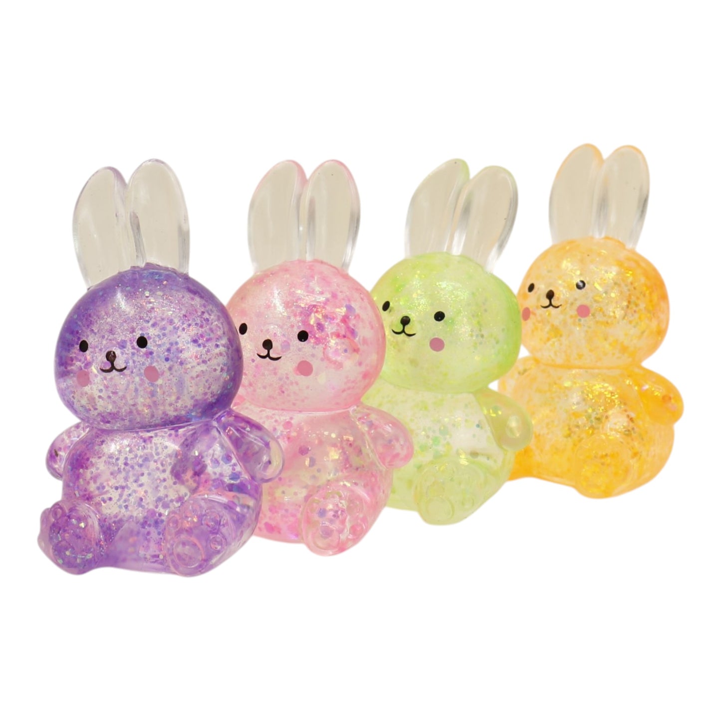 Glitter Maltose Sugar Bunny Squishy Toy SS6510-203 (12PC)