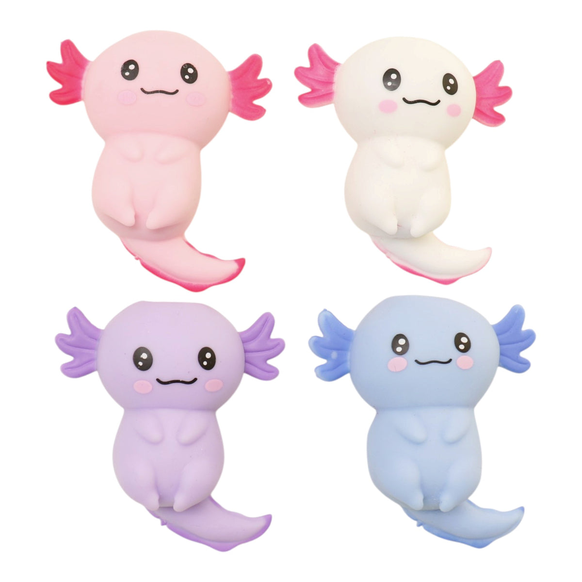 Axolotl Crunchy Inside TPR Squishy Toy SS6901-28 (12PC)