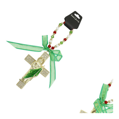 Cross Car Rear Mirror Hang Accessory CH223GR (12PC)