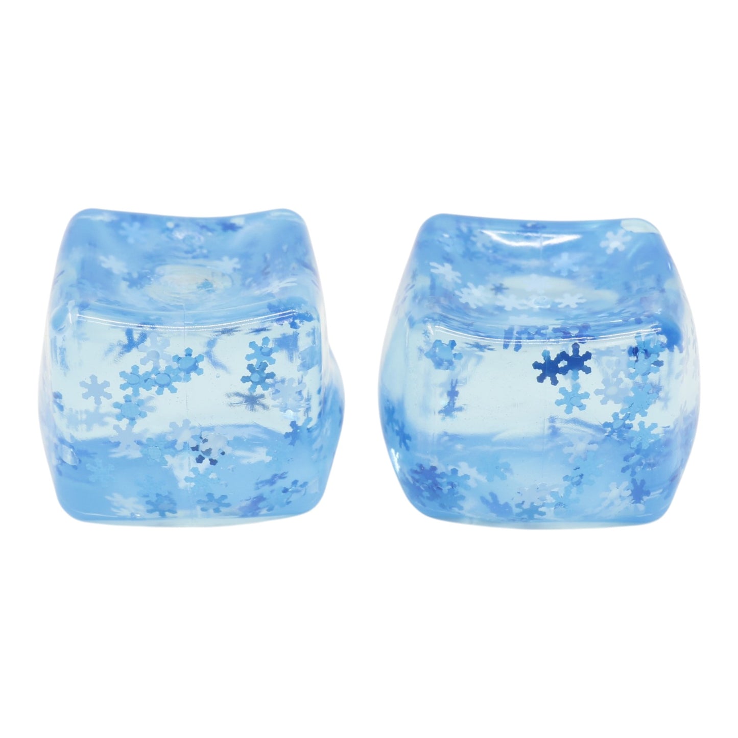 Blue Snow Flower Cube Maltose Putty Filled Squishy TY6422-20 (12PC)