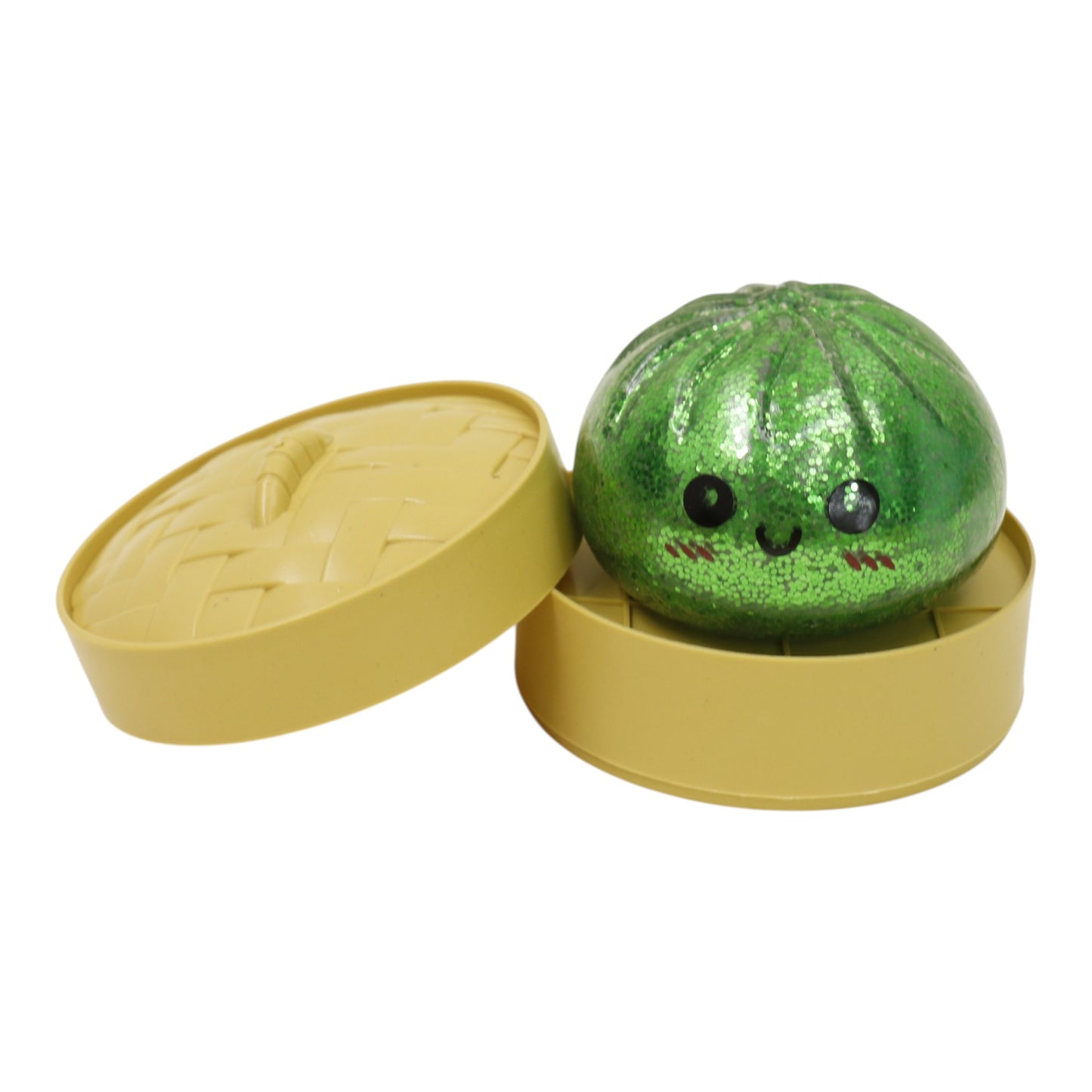 Glitter Squishy Dumpling Filled With Beads Toy SS417-3(12PC)