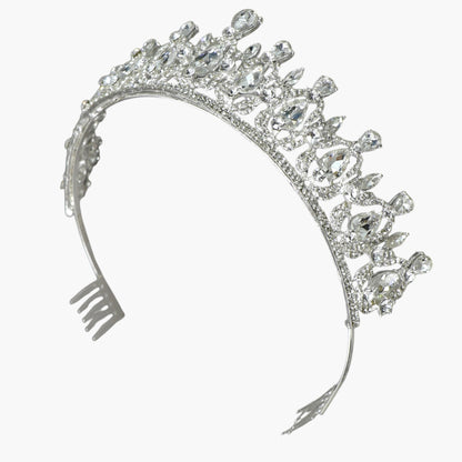 Crystal Tiara Crown HT0939 (2PC)