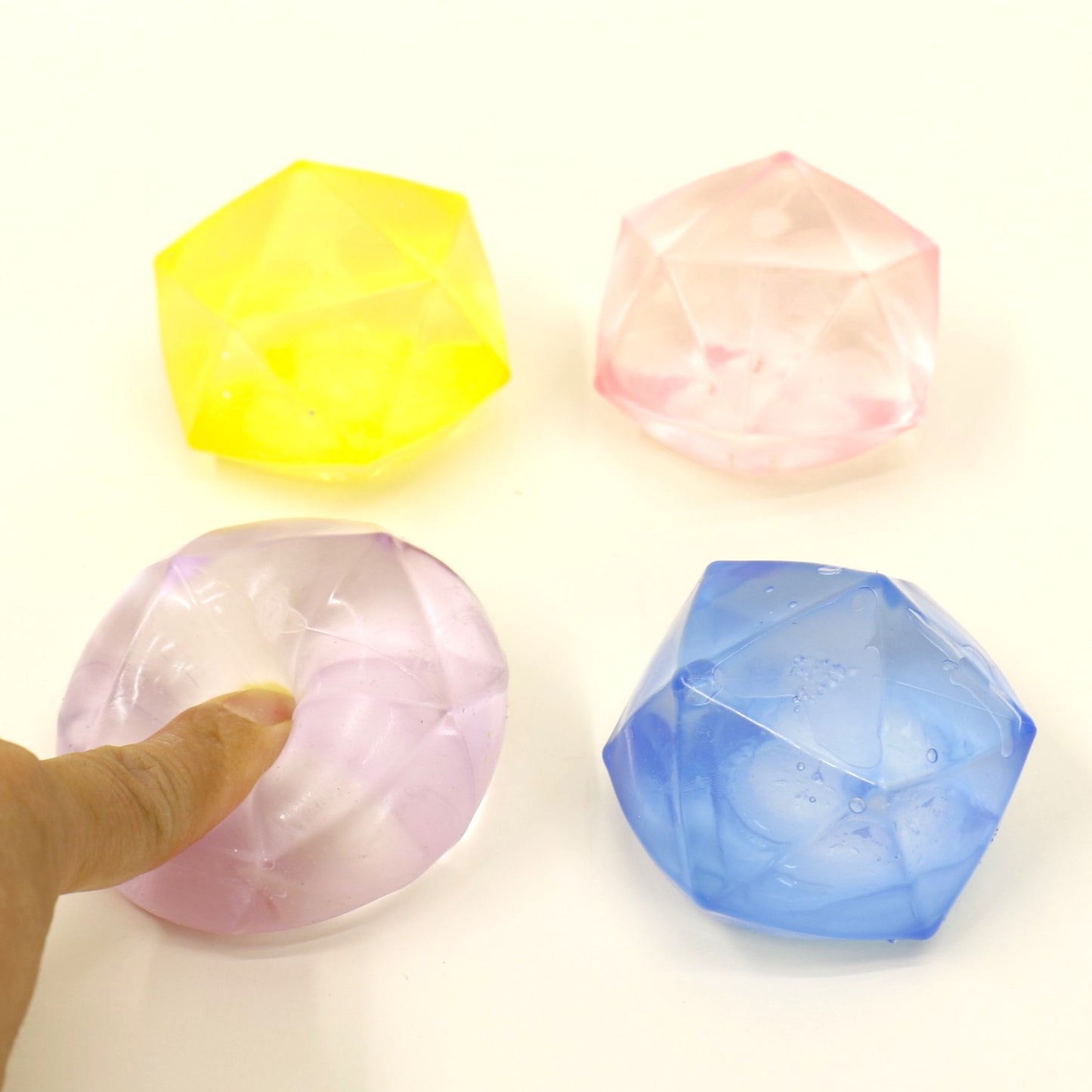 Diamond Fidget Squishy Filled Squishy Ball Toy JT6608-12 (12PC)