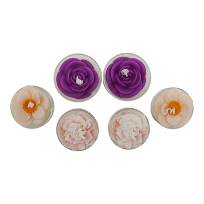 Flower Shape Scented Candle SS41106-23 (12PC)