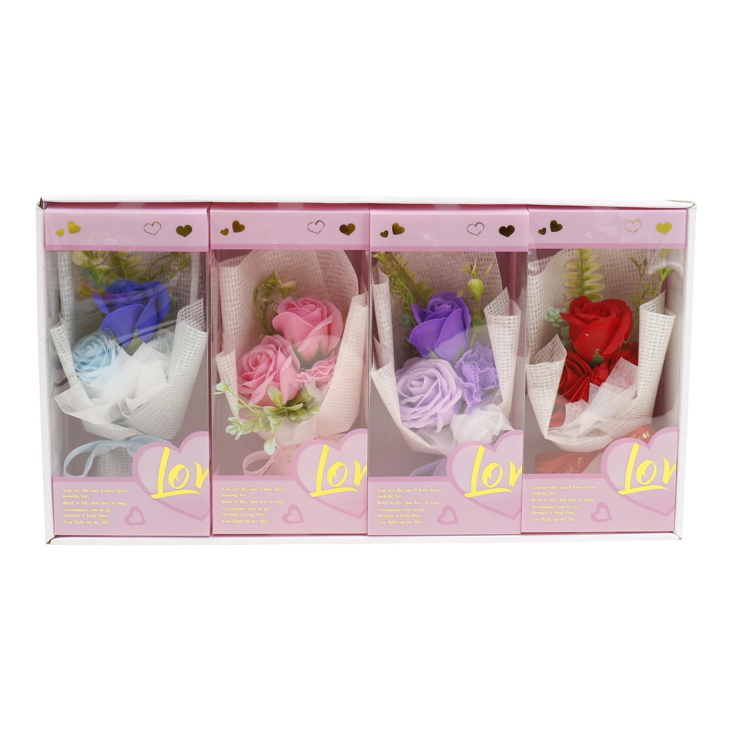 Three Rose Artificial Bouquet Gift  VT5111-5 (1 PACK )