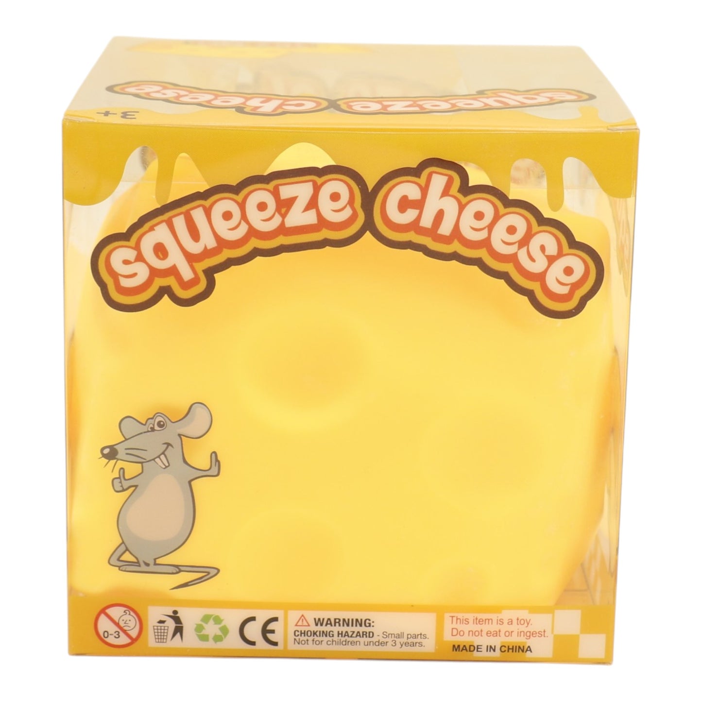 Viral Cube Cheese Squishy Toy TR6511-3 (4PC)