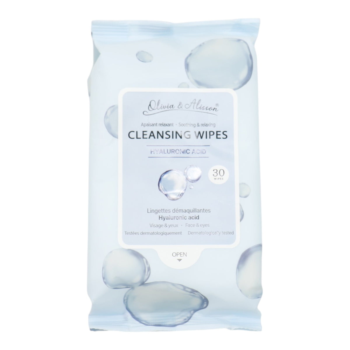 Hyaluronic Acid Cleansing Makeup Remover Wipes MIT012 (6PK)
